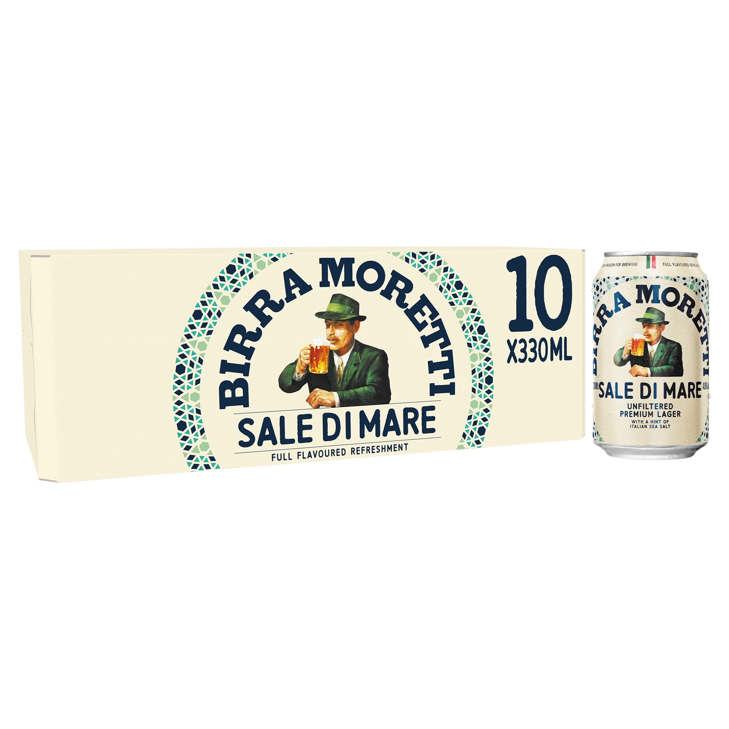 Birra Moretti Sale Di Mare Lager Beer 10x330ml