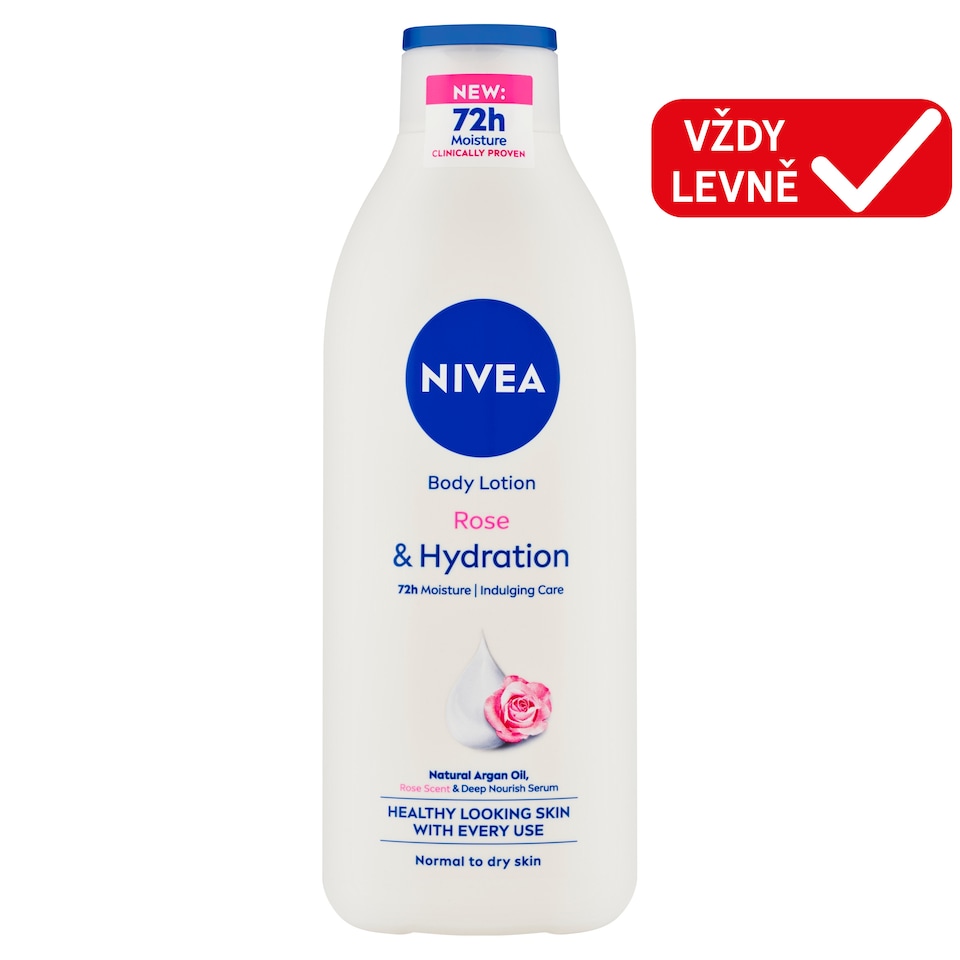 Obrázek 1 pro produkt Nivea Rose & Hydration Tělové mléko 400ml
