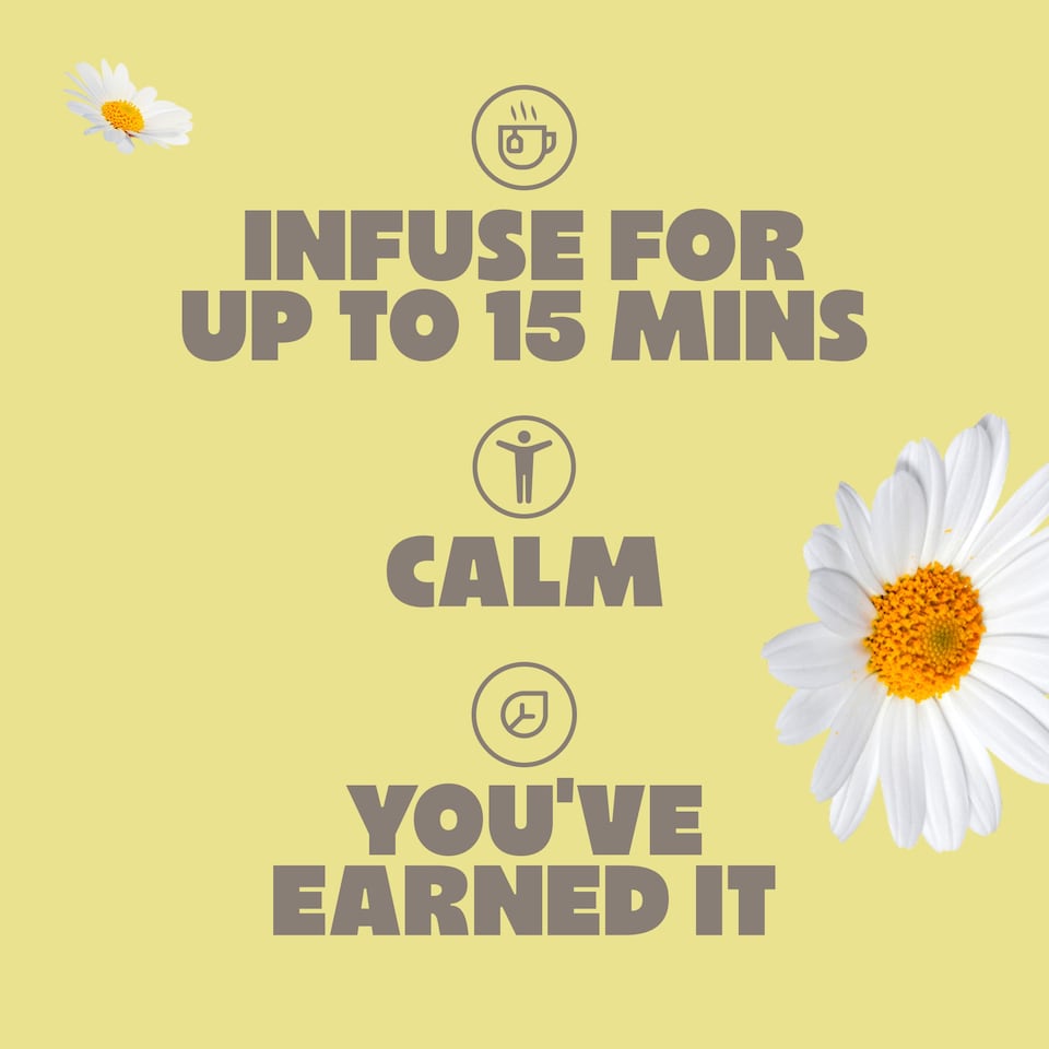 image 1 of Pukka Organic Three Chamomile Herbal Tea 20 Tea Bags 30g
