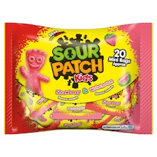 Sour Patch Kids Strawberry & Watermelon flavour sweets 350g