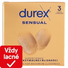 Durex Sensual prezervatívy 3 ks