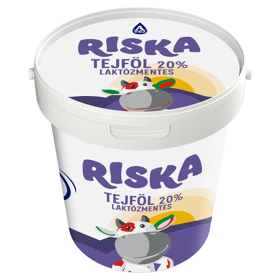 Riska laktózmentes tejföl 20% 800 g  1. kép