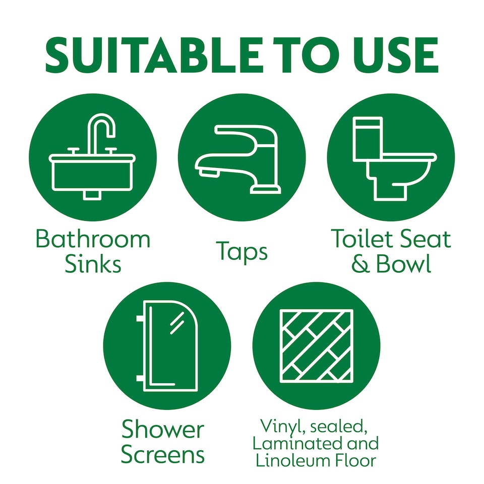 image 1 of Dettol Antibacterial Limescale Bathroom Cleaner Spray 1L