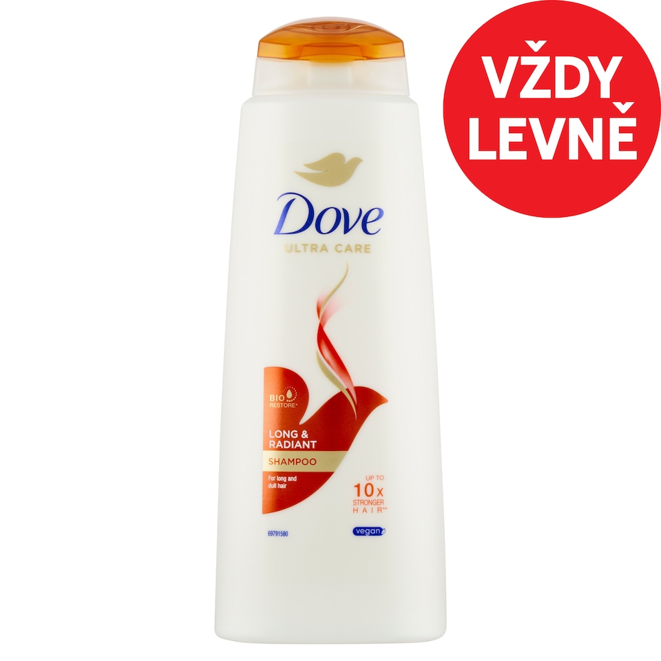 image 1 of Dove Ultra Care Long & Radiant Shampoo 400ml