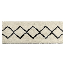 F&F Home Natural Geo Berber Runner
