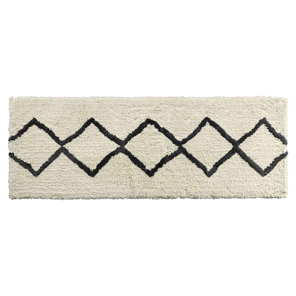 F&F Home Natural Geo Berber Runner
