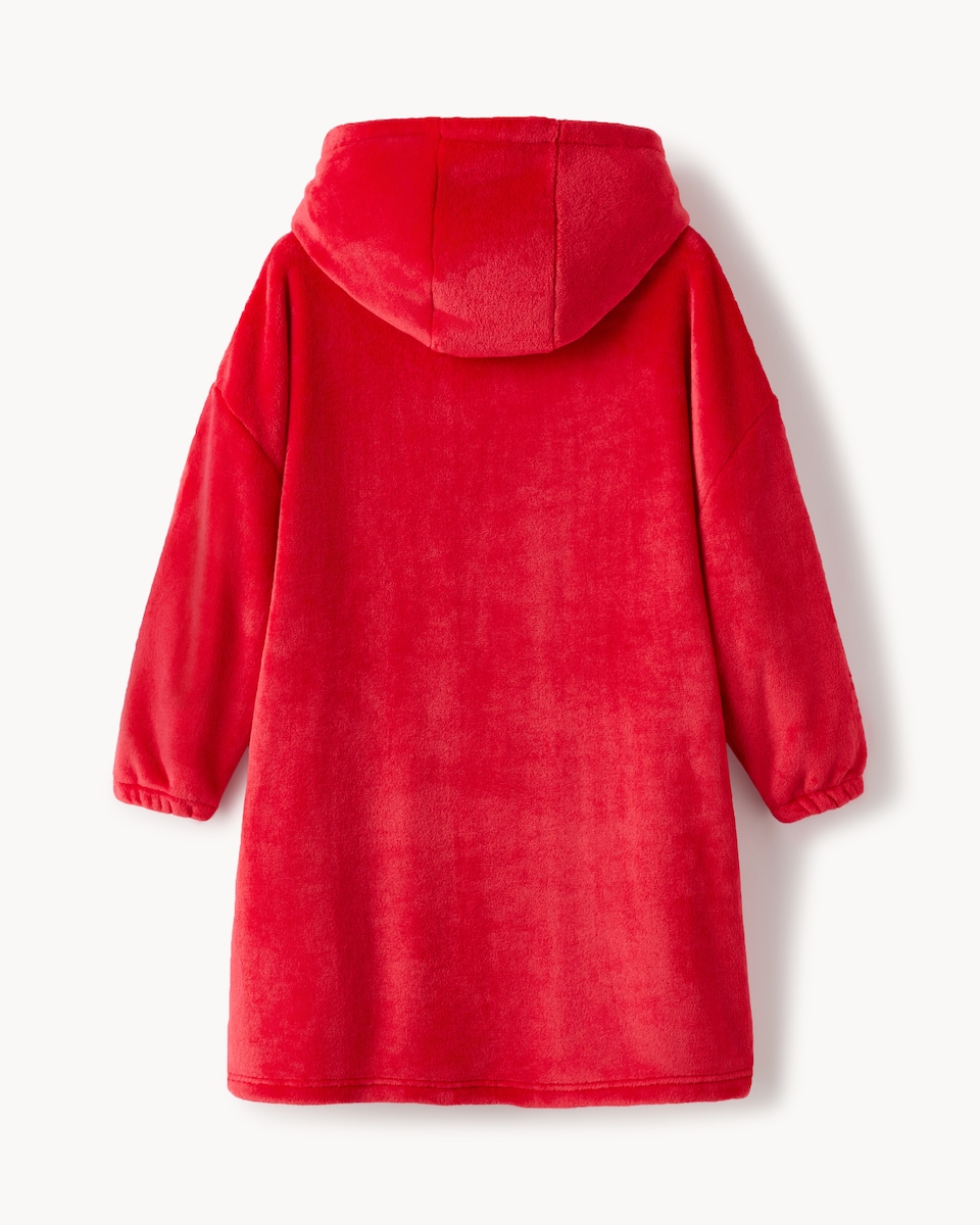 image 1 of Arsenal Fleece Hoodie in Red