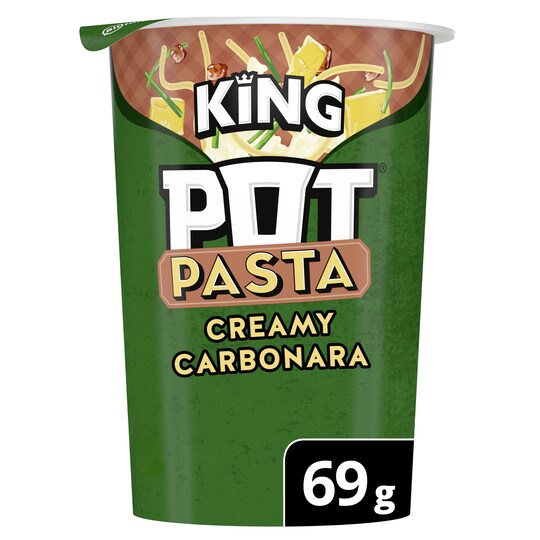 Pot Pasta King Creamy Carbonara 69G Tesco Groceries