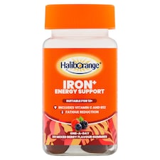 Haliborange Iron+ Energy Support Mixed Berry Gummies 30s