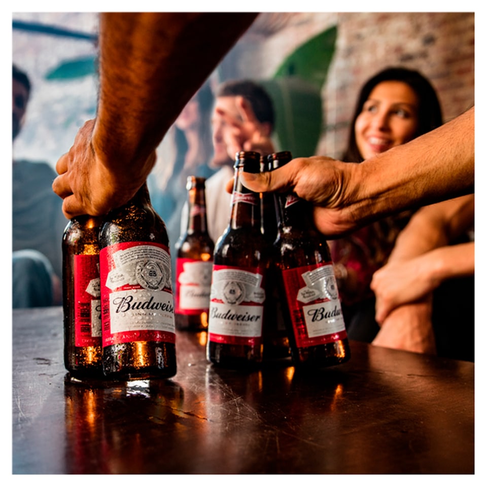 image 1 of Budweiser Lager Beer 12 X 300Ml