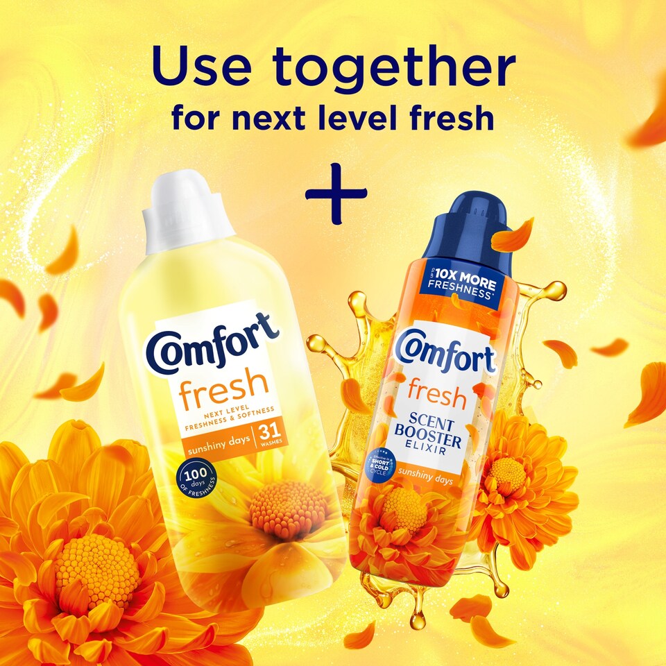 image 1 of Comfort Fresh Scent Booster Elixir Sunshiny Days 736ml