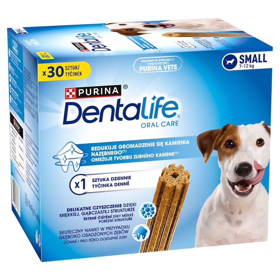 image 1 of Purina Dentalife Oral Care Small 7-12 kg Complementary Pet Food for Adult Dogs 10 x 49 g (490 g)