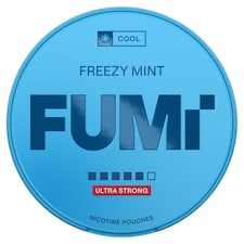 FUMI Freezy Mint Ultra Strong Nicotine Pouches 15mg x 20 Pouches 14g