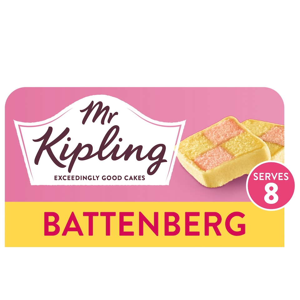 Mr Kipling Exceedingly Good Battenberg Cake