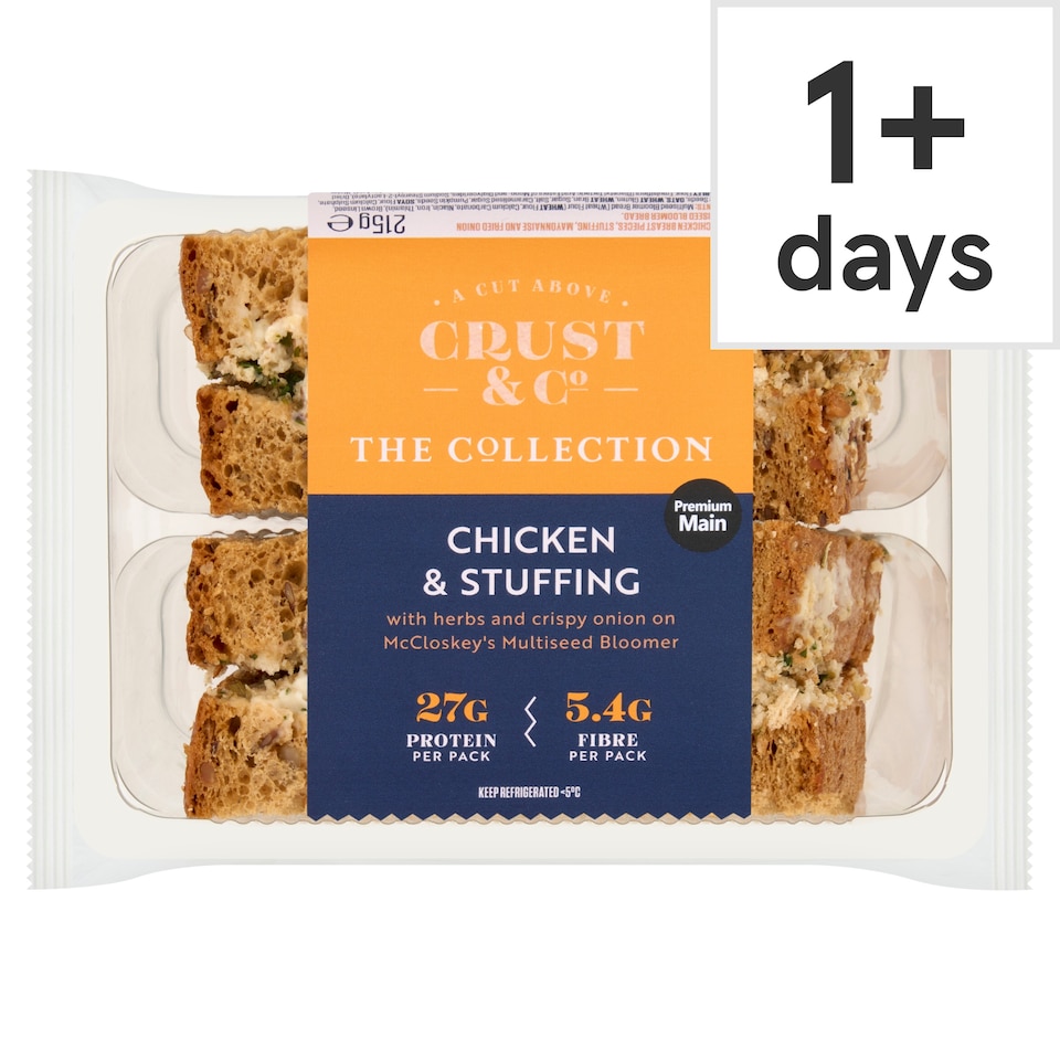 Crust & Co Chicken & Stuffing Oatmeal Loaf Sandwich 215g