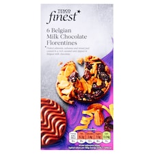 Tesco Finest Milk Chocolate Florentines 105g 