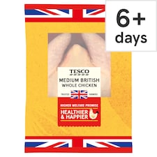 Tesco Medium Whole Chicken 1.3-1.7kg