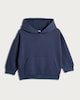 image 4 of F&F Boys Cotton Rich Kangaroo Pocket Hoodie in Navy