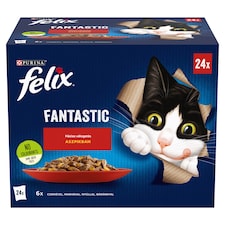 Purina Felix Fantastic házias válogatás nedves macskaeledel 24 x 85 g