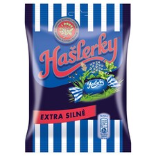 Hašlerky Extra Strong Candies with Herb and Menthol Flavor 90g
