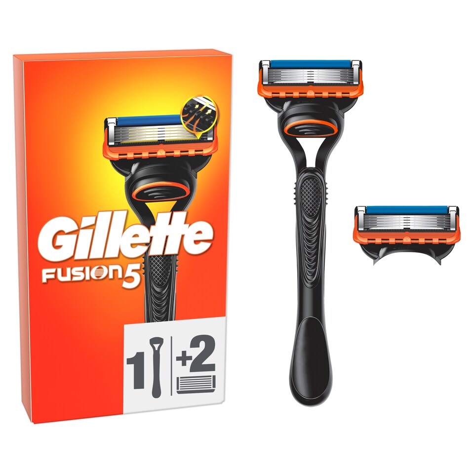 obrázok 1 z Gillette Fusion5 Holiaci Strojček pre Mužov, Strojček s 5 Čepieľkami, Zarovnávajúca Čepieľka