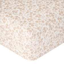F&F Home Natural Ditsy Poly Cotton Fitted Sheet King