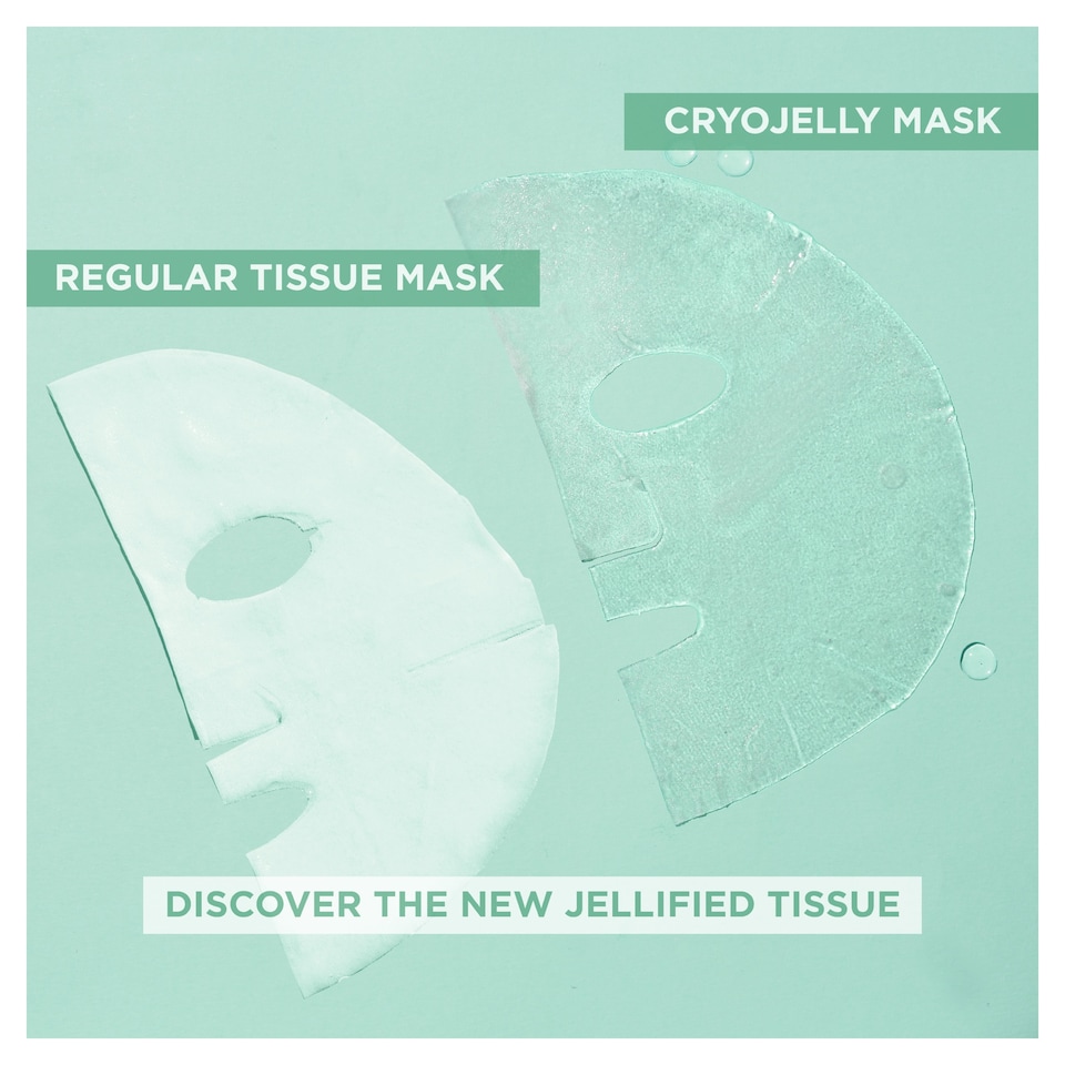image 1 of Garnier Hyaluronic Cryo Sheet Mask 27G