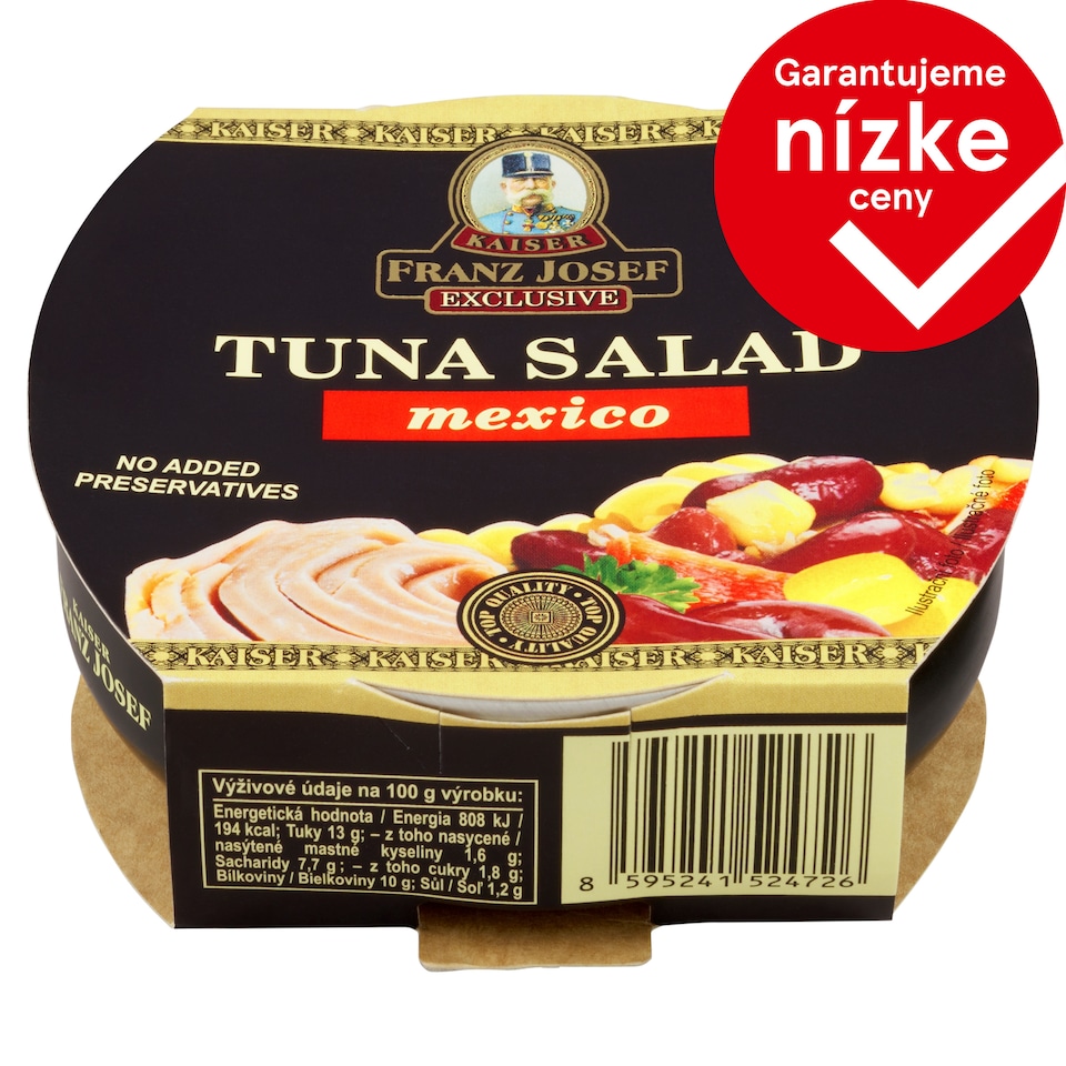 obrázok 1 z Franz Josef Kaiser Exclusive Tuniakový šalát Mexico 160 g