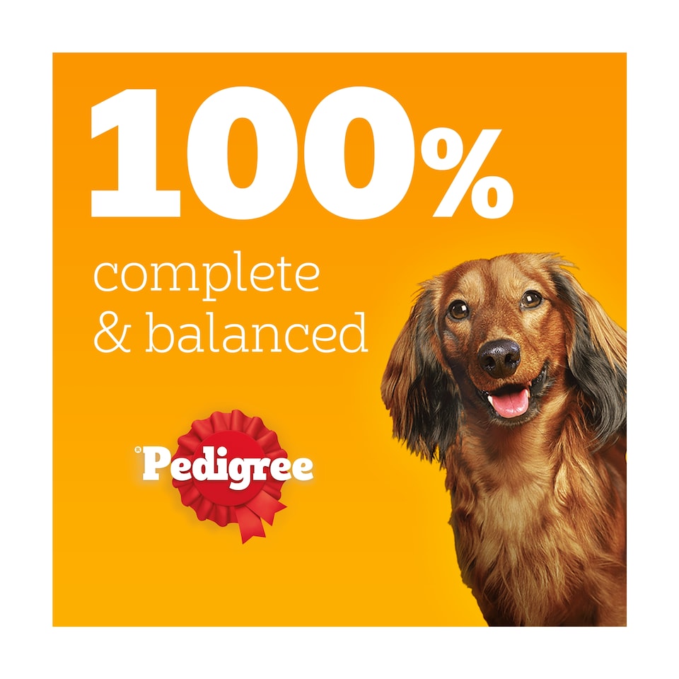 image 1 of Pedigree Senior Dog Food Pouches Mixed in Jelly 12x100g