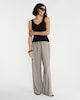 image 2 of F&F Cotton Rich Ribbed Scoop Neck Vest in Chocolate