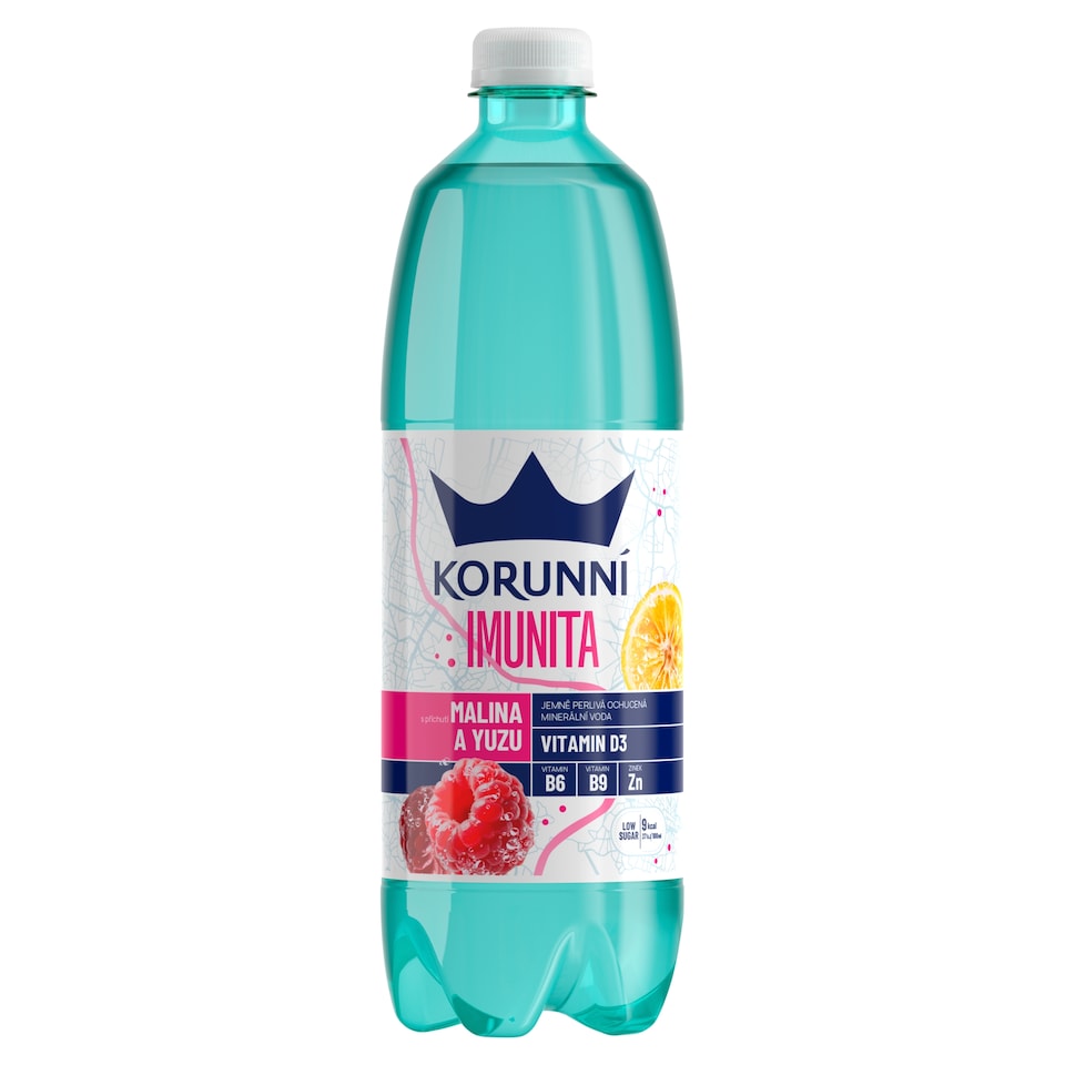 Korunní Imunita Non-Alcoholic Drink with Raspberry and Yuzu Flavor 0.75 L