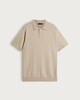 image 5 of F&F Pure Cotton Fine Knit Polo Shirt in Med Nude