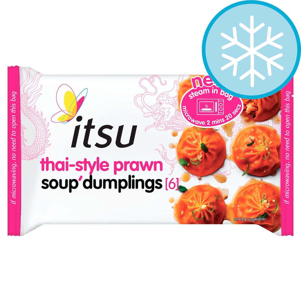 image 1 of itsu thai style prawn soup dumplings 168g