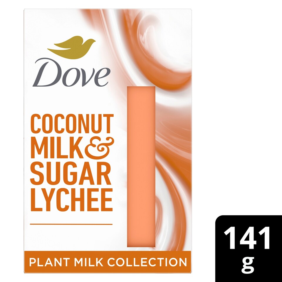 image 1 of Dove Bar Coconut Milk & Sugar Lychee 141g
