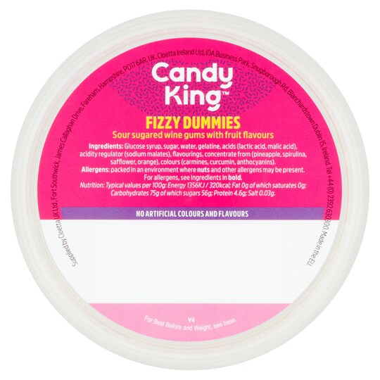 Candyking Fizzy Dummies 120G Tesco Groceries