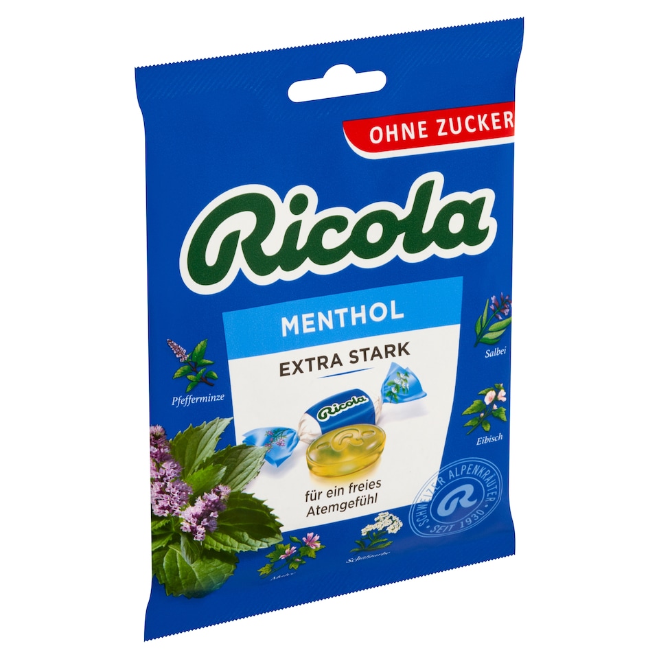 Ricola Mentol extra silný 75g