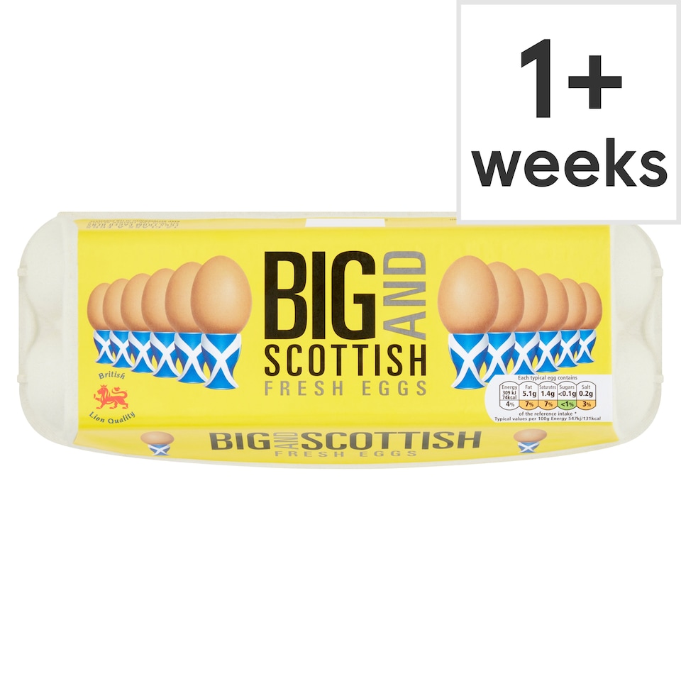 Big And Scottish Fresh Eggs 12 Pack