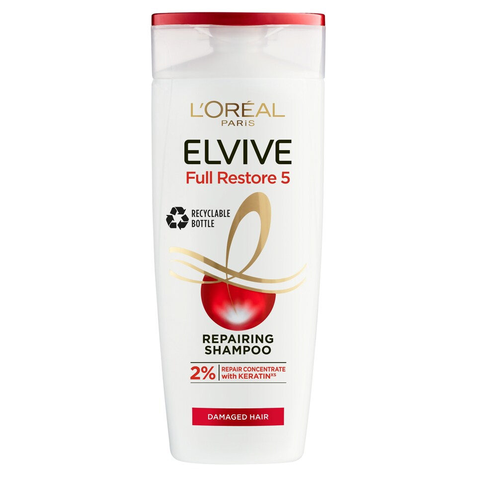 image 1 of L'oreal Elvive Full Restore 5 Shampoo 400ml