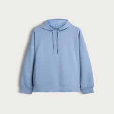 F&F Active Drawstring Hooded Sweatshirt in Blue