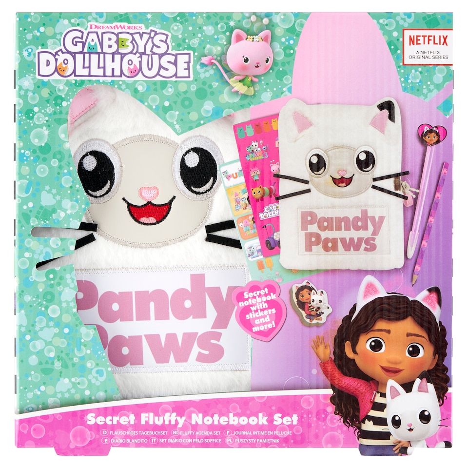 Dreamworks Gabby's Dollhouse Secret Fluffy Notebook kreativní sada