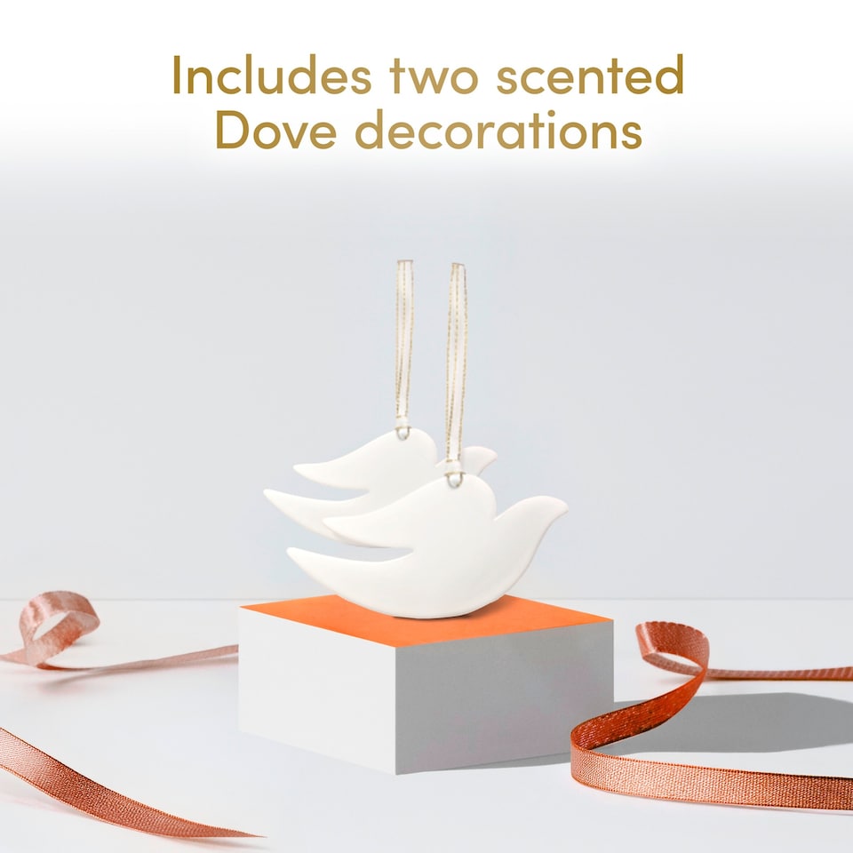 image 1 of Dove Unwrap & Rebalance with Scented Decorations Gift Set
