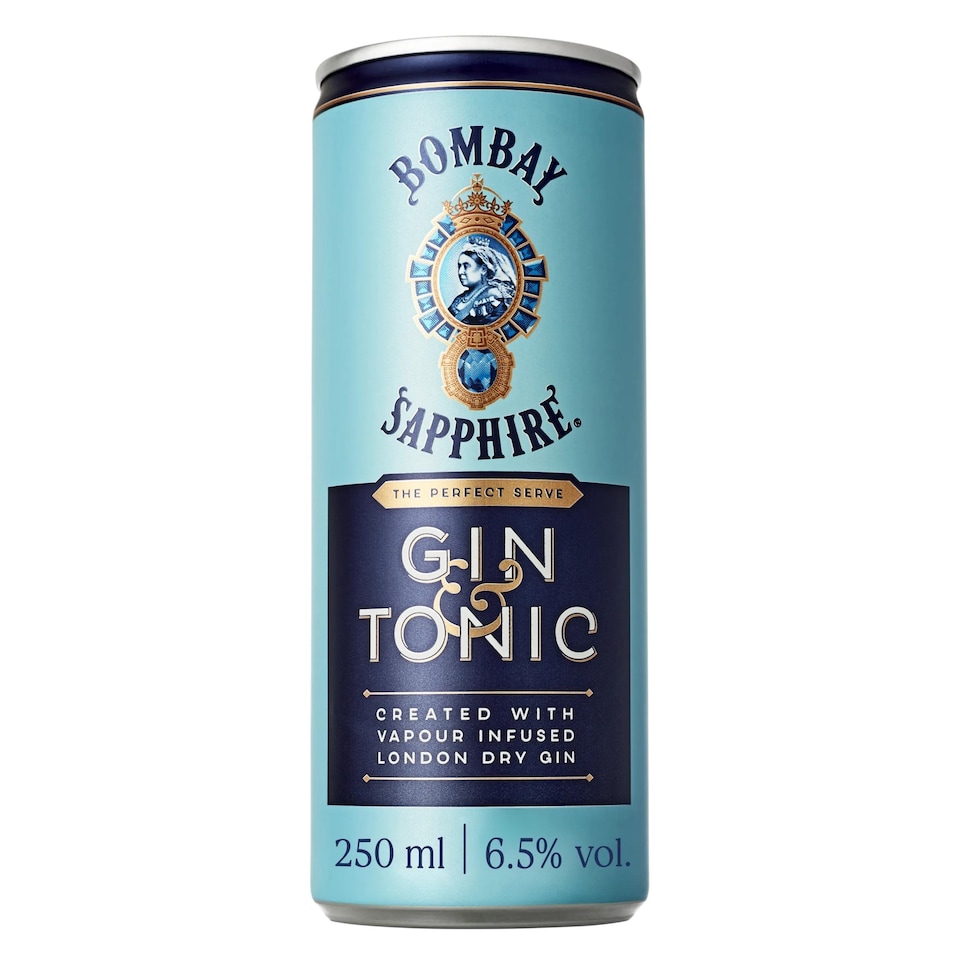 image 1 of Bombay Sapphire Gin & Tonic Ready To Drink 250ml