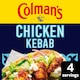 image 1 of Colman's Weekend Wonders Chicken Kebab Recipe Mix 30G