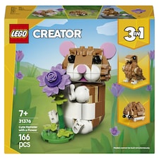 LEGO Creator 3 v 1 31376 Aranyos hörcsög egy virággal