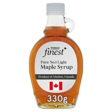 Tesco Finest Maple Syrup No 1 Light 330G