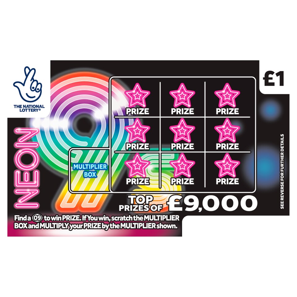 NEON 9s Scratchcard