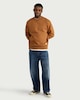 image 2 of RDA Pure Cotton Embroidered Sweatshirt in Camel