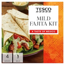 Tesco Mild Fajita Kit 470G