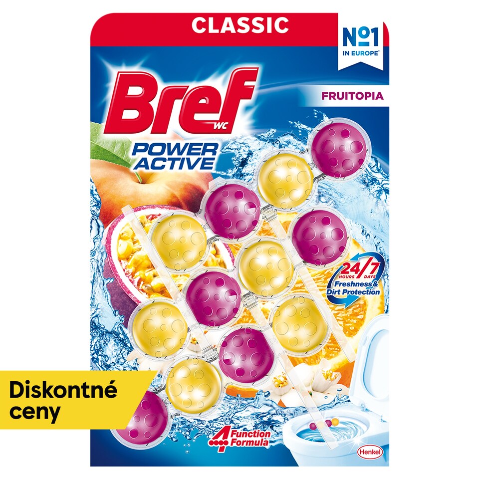 Bref Power Active Fruitopia Solid Toilet Block 3 x 50 g