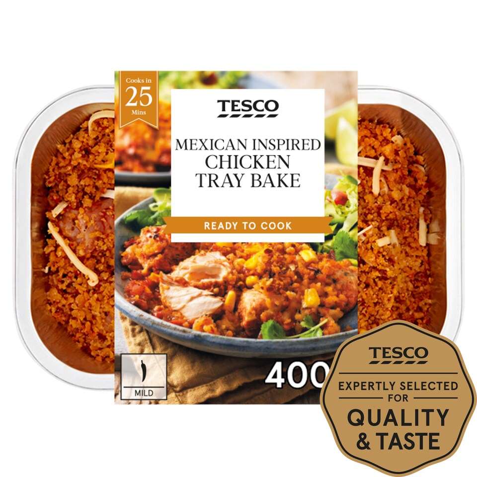Tesco Mexican Inspired Chicken Traybake 400G